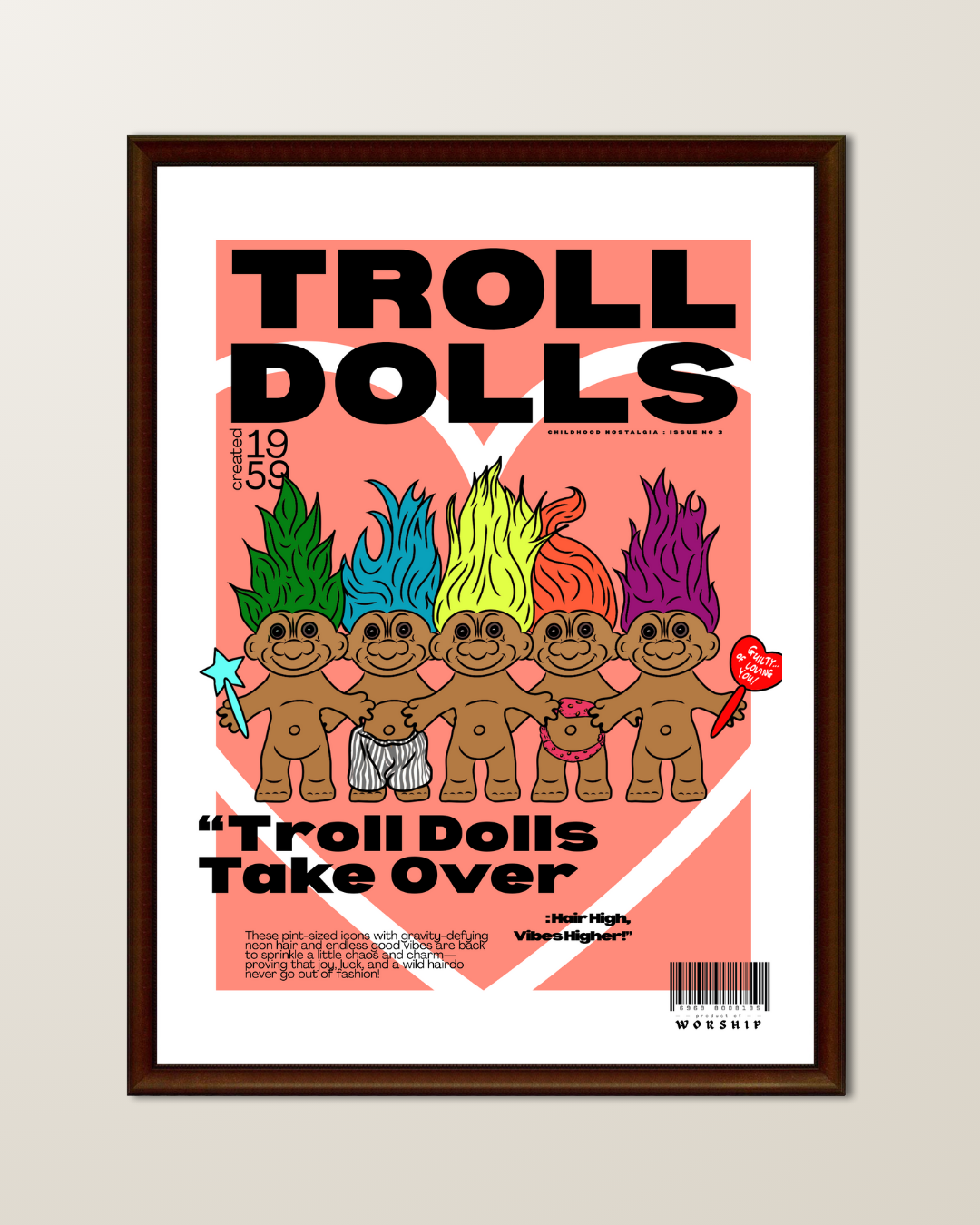 Troll Doll Print