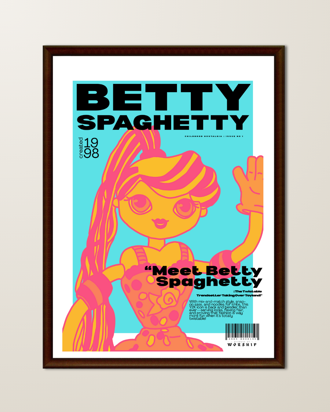 Betty Spaghetti Print