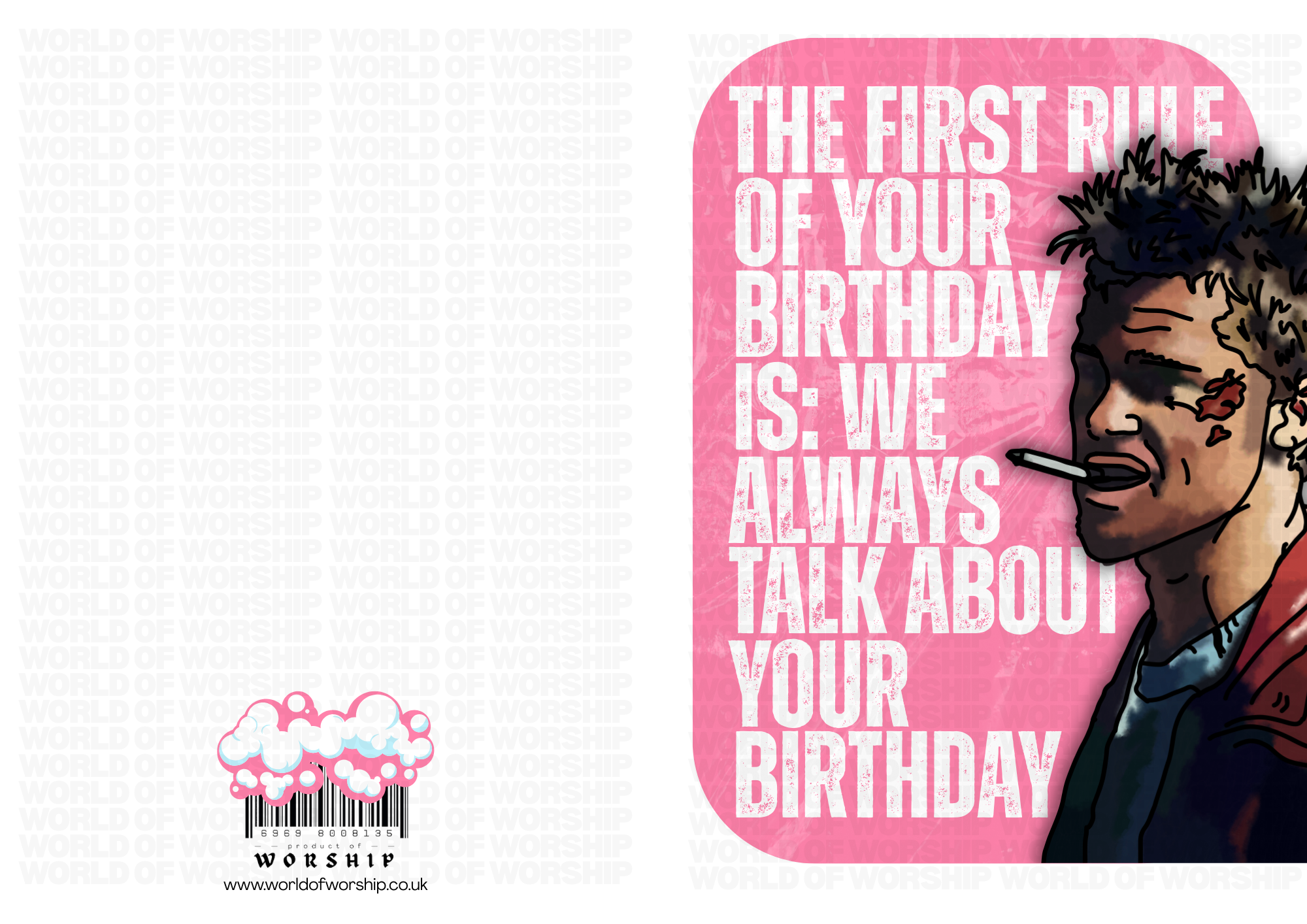 First Rule of Your Birthday - Card