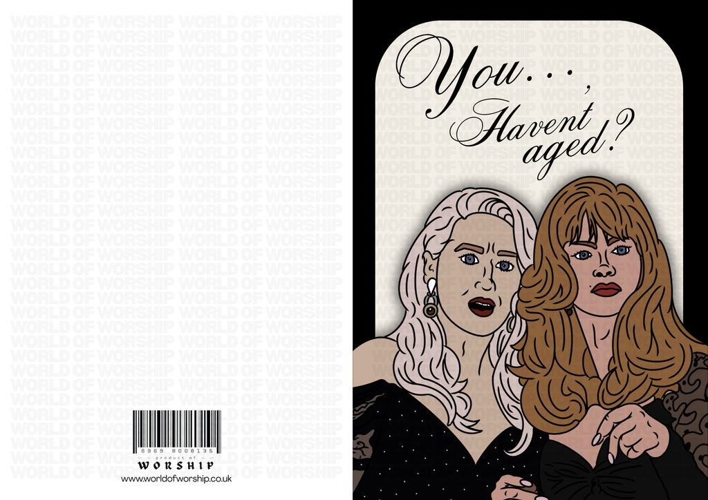 You... Haven't Aged? - Card
