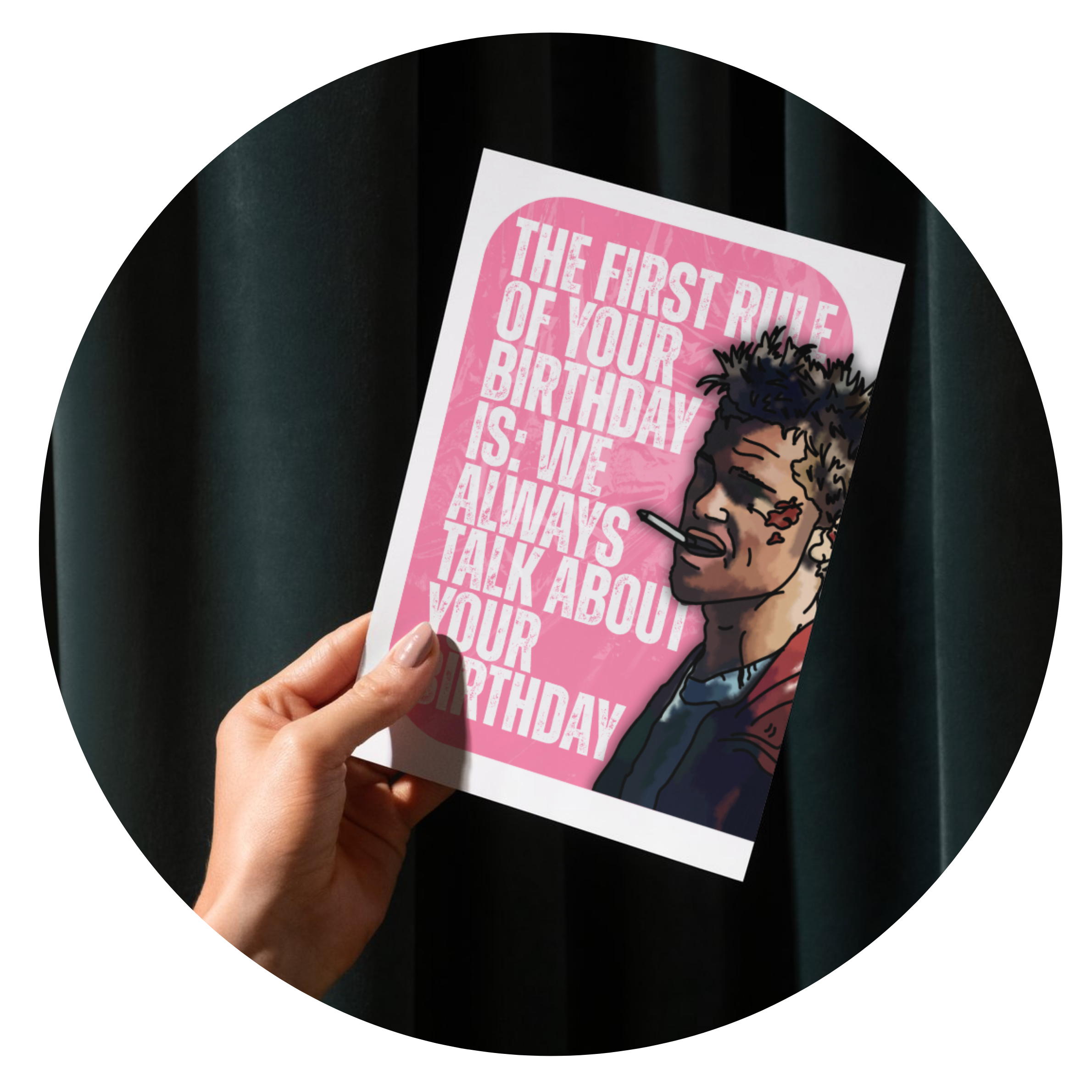 First Rule of Your Birthday - Card