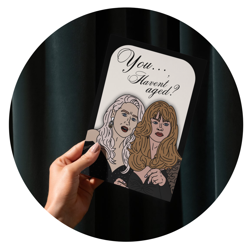 You... Haven't Aged? - Card